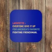 Lafayette Hamilton America Favorite Fighting French Gift Coaster thumb 0