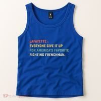 Lafayette Hamilton America Favorite Fighting French Gift Tank Top thumb 2