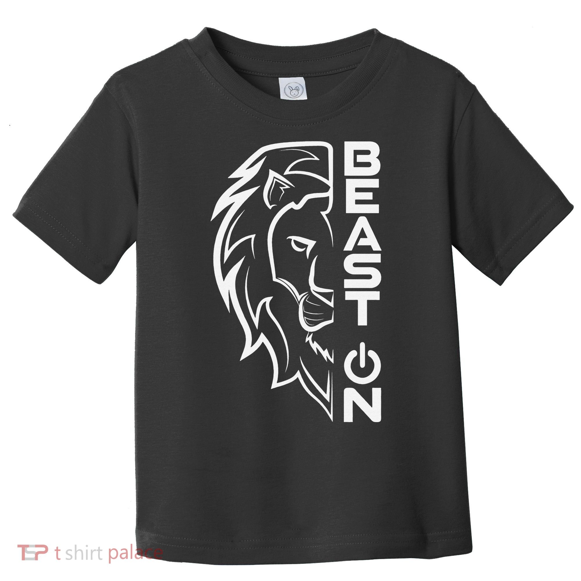 Lion Head Beast On Gym Workout Bodybuilding Fitness Training  Toddler T-Shirt