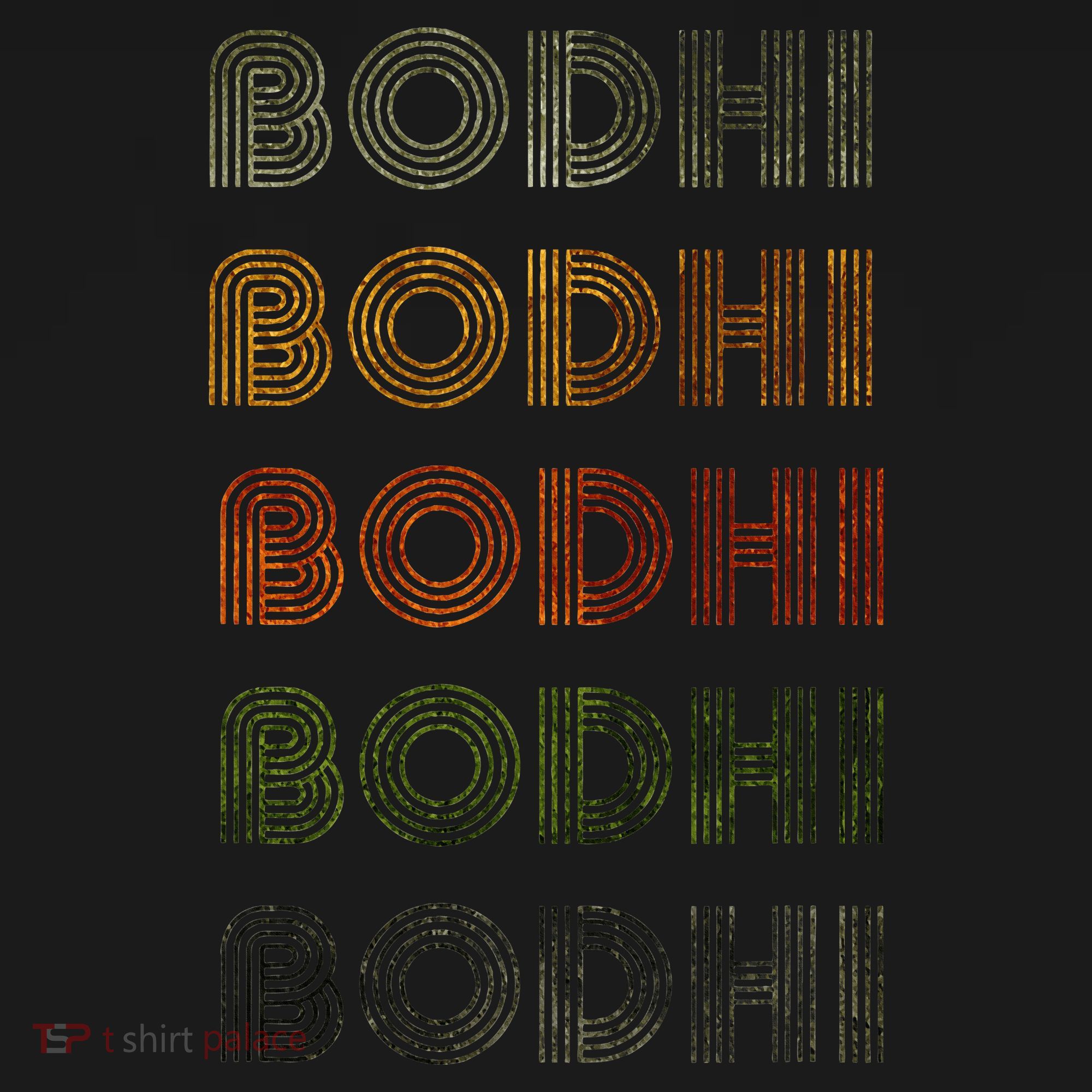 Love Heart Bodhi Grungevintage Style Black Bodhi T-Shirt