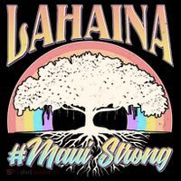Lahaina Hawaii Banyan Tree #Maui Strong USA-Made Doggie Bandana thumb 2
