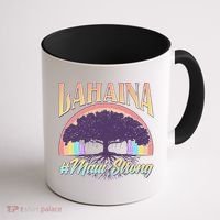 Lahaina Hawaii Banyan Tree #Maui Strong Coffee Mug thumb 1