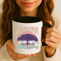 Lahaina Hawaii Banyan Tree #Maui Strong Coffee Mug thumb 3