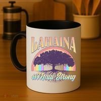 Lahaina Hawaii Banyan Tree #Maui Strong Coffee Mug thumb 4