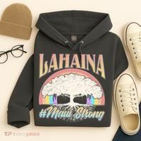 Lahaina Hawaii Banyan Tree #Maui Strong Hoodie thumb 4