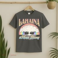 Lahaina Hawaii Banyan Tree #Maui Strong T-Shirt thumb 2