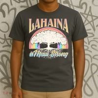 Lahaina Hawaii Banyan Tree #Maui Strong T-Shirt thumb 3