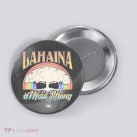 Lahaina Hawaii Banyan Tree #Maui Strong Button thumb 0