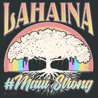 Lahaina Hawaii Banyan Tree #Maui Strong Button thumb 1