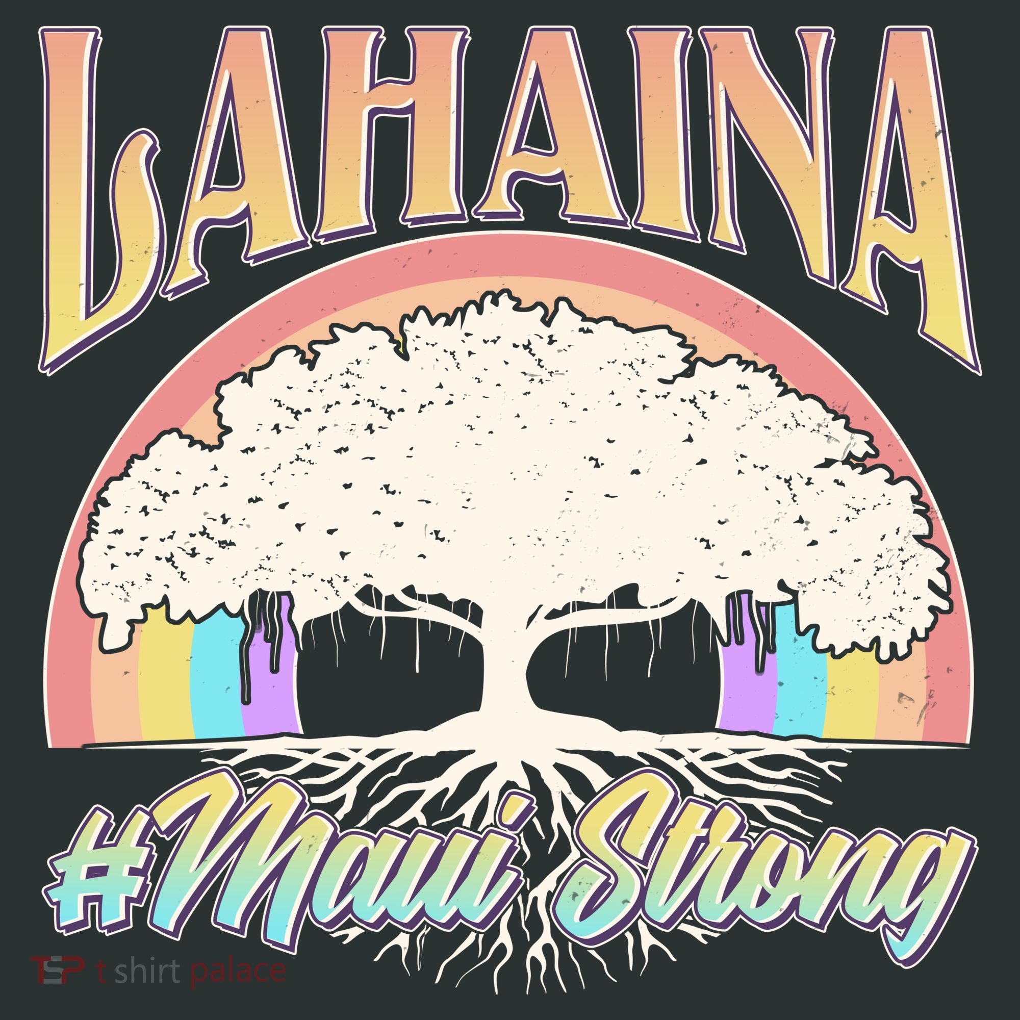 Lahaina Hawaii Banyan Tree #Maui Strong Tank Top