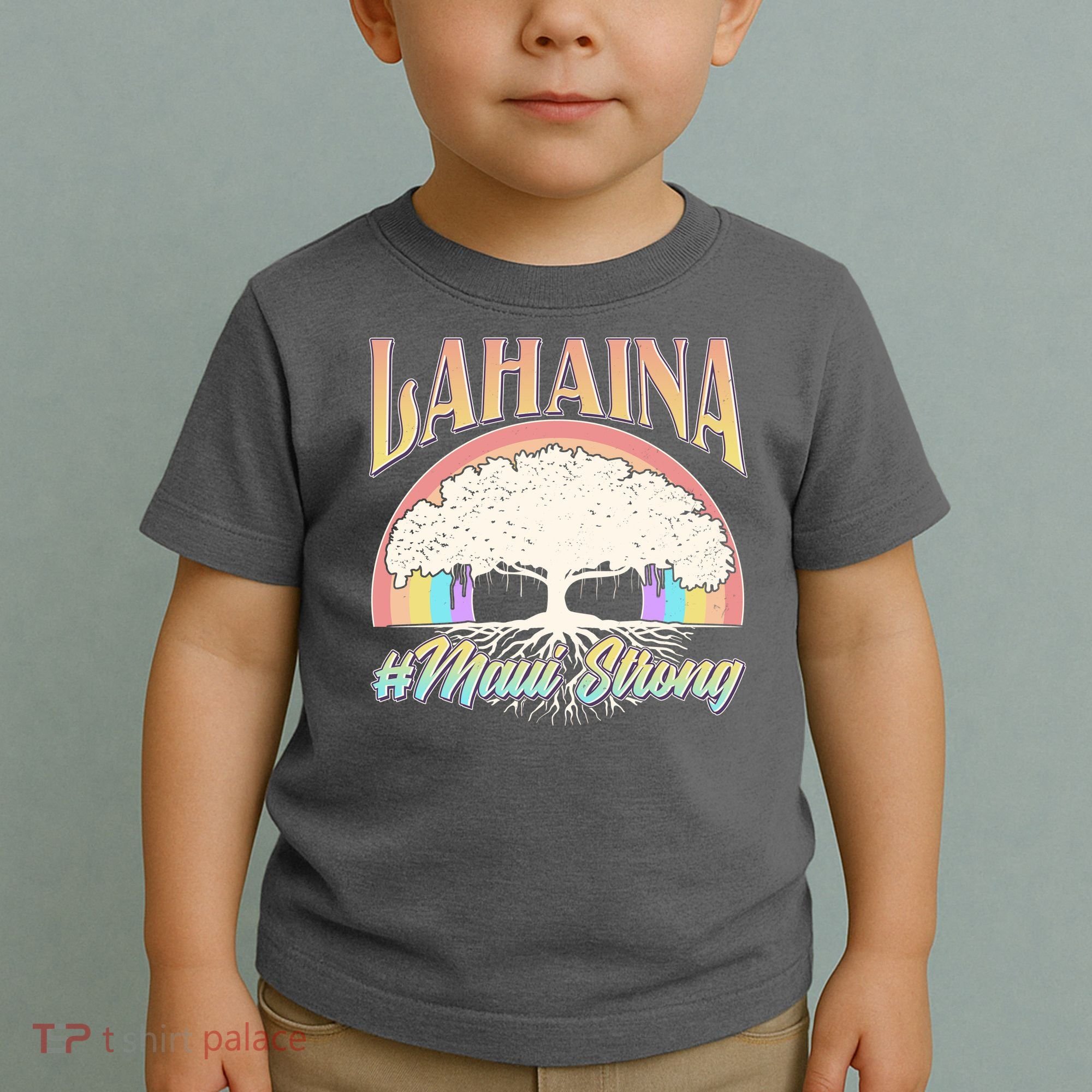 Lahaina Hawaii Banyan Tree #Maui Strong Toddler T-Shirt