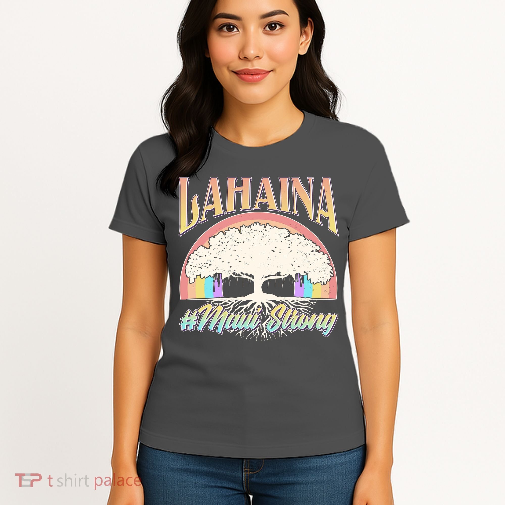 Lahaina Hawaii Banyan Tree #Maui Strong Women's T-Shirt