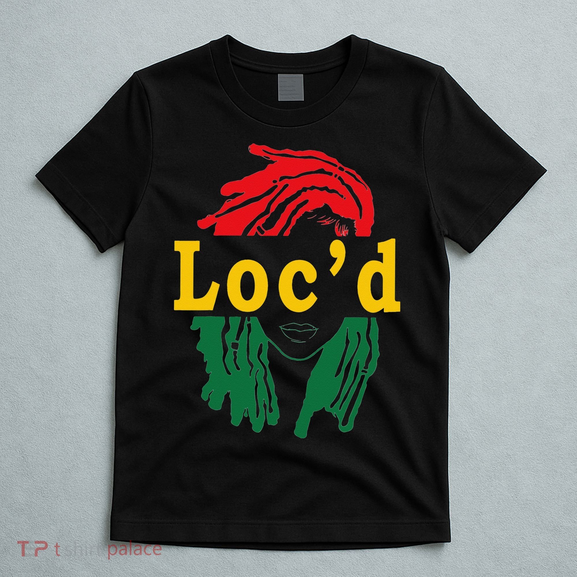 Loc'd Hair Black Woman Melanin Juneteenth T-Shirt