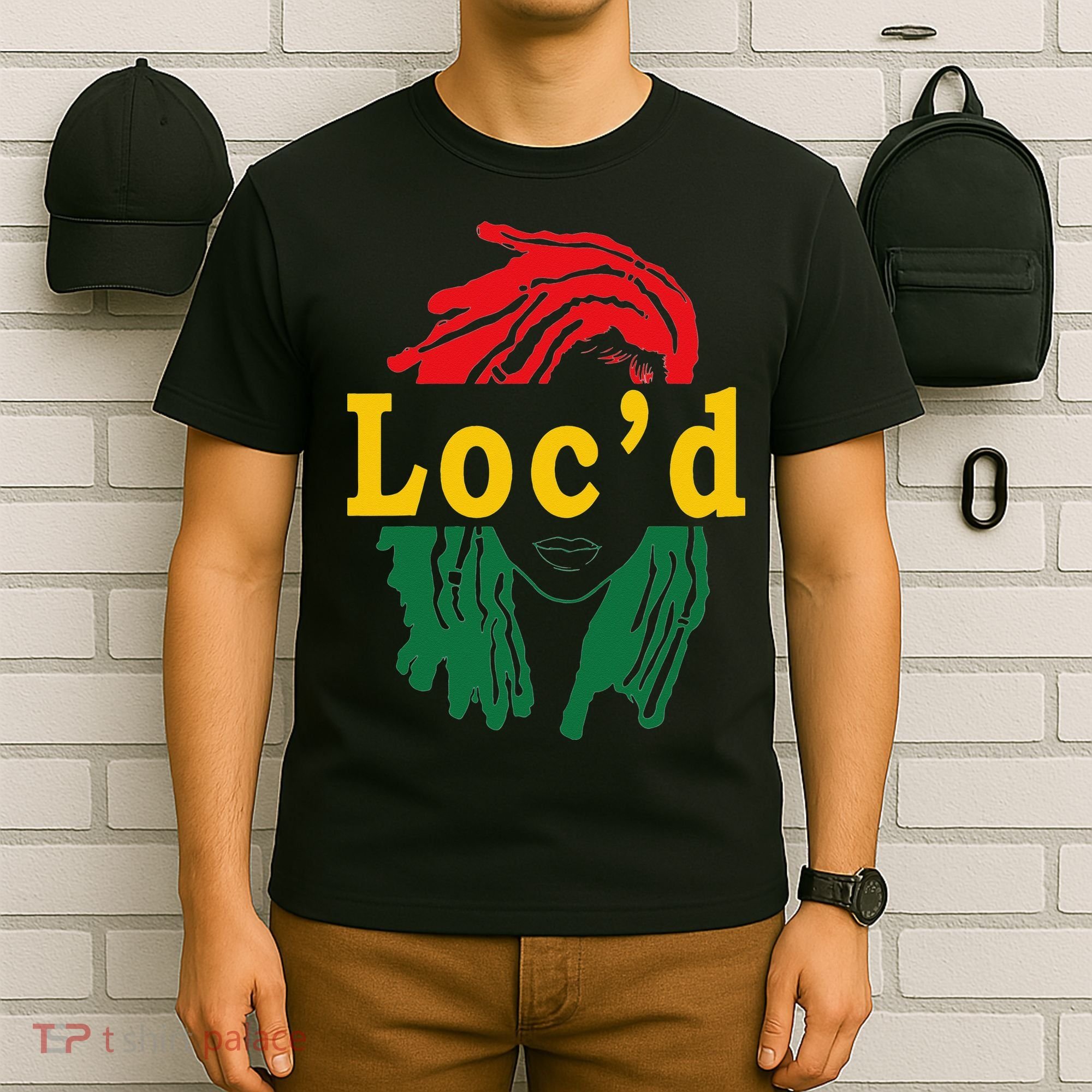 Loc'd Hair Black Woman Melanin Juneteenth T-Shirt