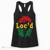 Loc'd Hair Black Woman Melanin Juneteenth Women's Tank Top thumb 0
