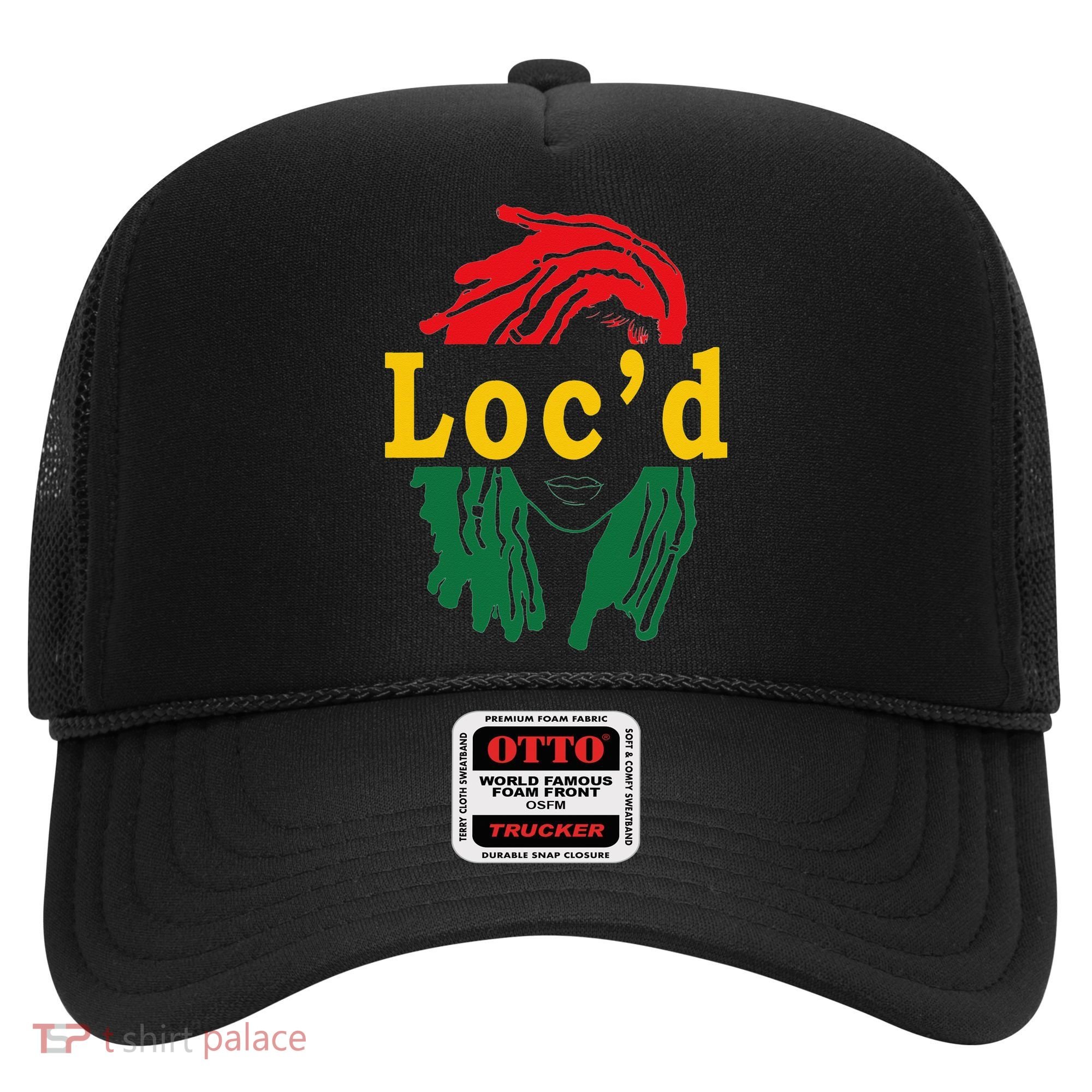 Loc'd Hair Black Woman Melanin Juneteenth Hat