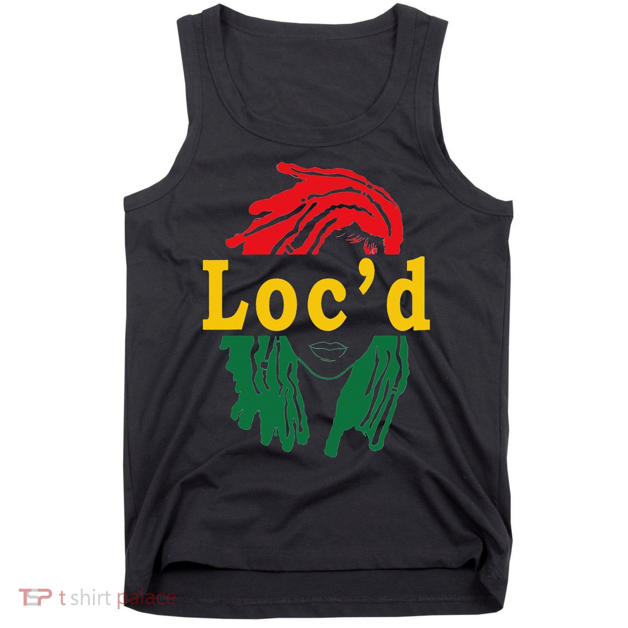 Loc'd Hair Black Woman Melanin Juneteenth Tank Top