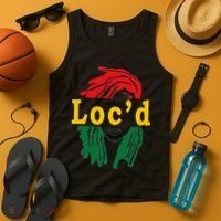 Loc'd Hair Black Woman Melanin Juneteenth Tank Top thumb 4
