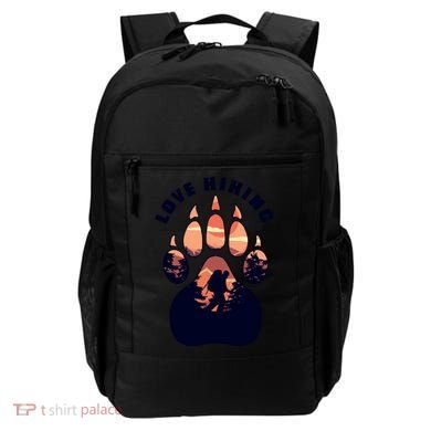 Love Hiking Bear Paw Backpack