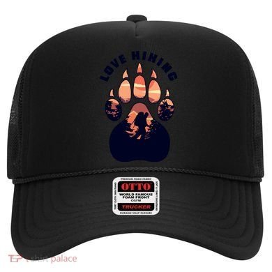 Love Hiking Bear Paw Hat