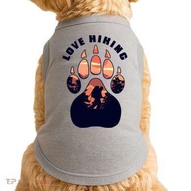 Love Hiking Bear Paw Doggie Tank