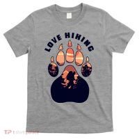 Love Hiking Bear Paw T-Shirt thumb 0