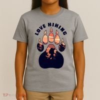 Love Hiking Bear Paw T-Shirt thumb 4