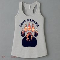 Love Hiking Bear Paw Women's Tank Top thumb 3