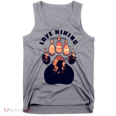 Love Hiking Bear Paw Tank Top