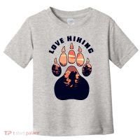 Love Hiking Bear Paw Toddler T-Shirt thumb 0