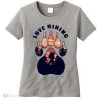 Love Hiking Bear Paw Women's T-Shirt thumb 0