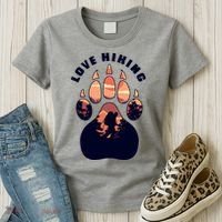 Love Hiking Bear Paw Women's T-Shirt thumb 3