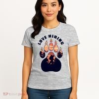 Love Hiking Bear Paw Women's T-Shirt thumb 4