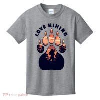 Love Hiking Bear Paw Kids T-Shirt thumb 0