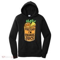 Lazy Halloween Costume Pretend Im Orange Juice, Funny Halloween Shirts Women's Hoodie thumb 0