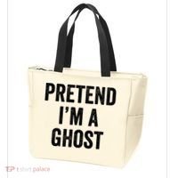 Lazy Halloween Costume Last Minute Gift Pretend I'm A Ghost Tote Bag thumb 3