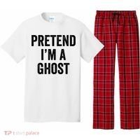 Lazy Halloween Costume Last Minute Gift Pretend I'm A Ghost Pajama Set thumb 0