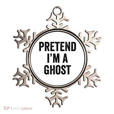 Lazy Halloween Costume Last Minute Gift Pretend I'm A Ghost Ornament