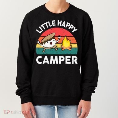 Little Happy Camper Funny Smore Camping Women's Sweatshirt