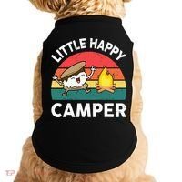 Little Happy Camper Funny Smore Camping Doggie Tank thumb 0