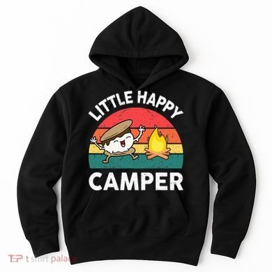 Little Happy Camper Funny Smore Camping Hoodie