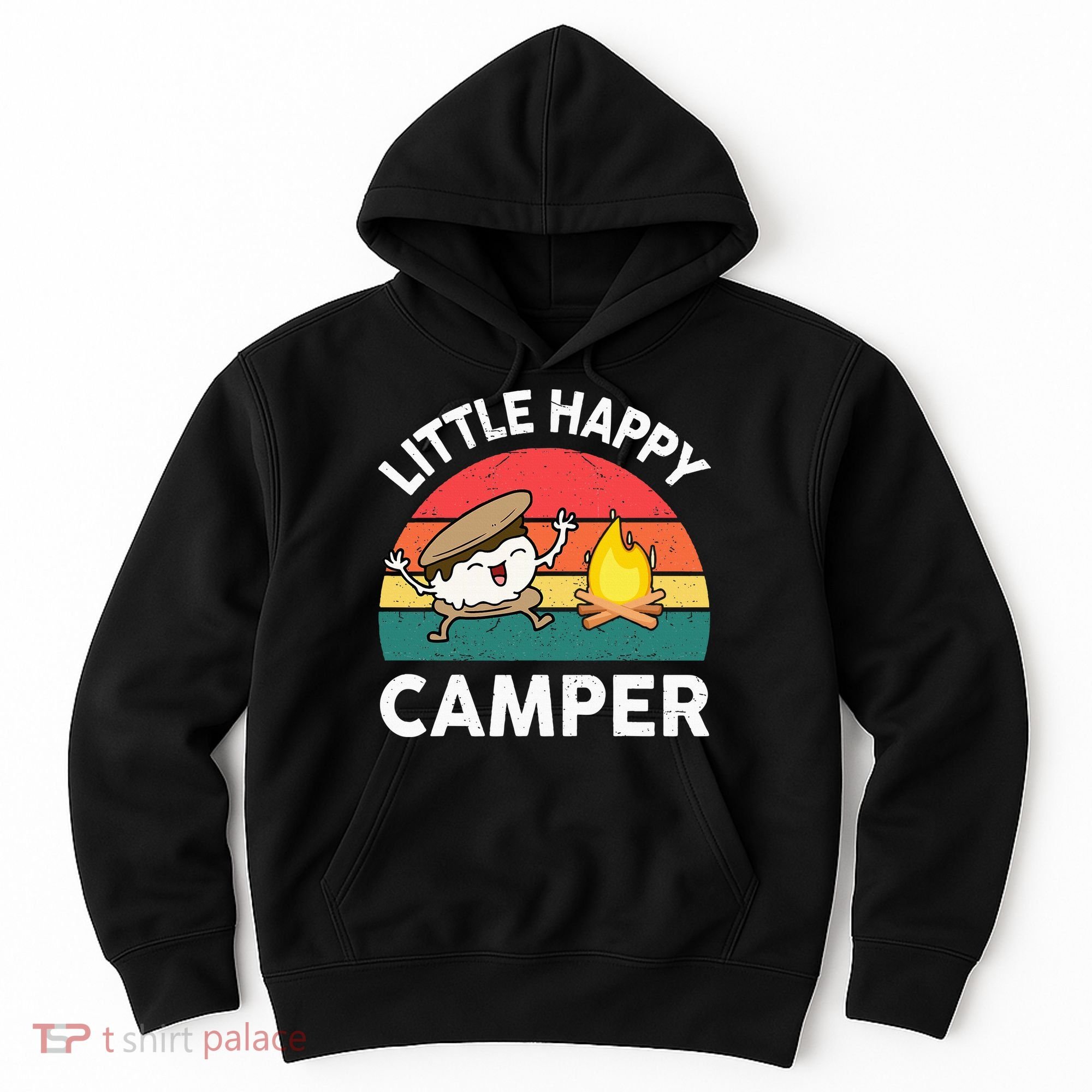 Little Happy Camper Funny Smore Camping Hoodie