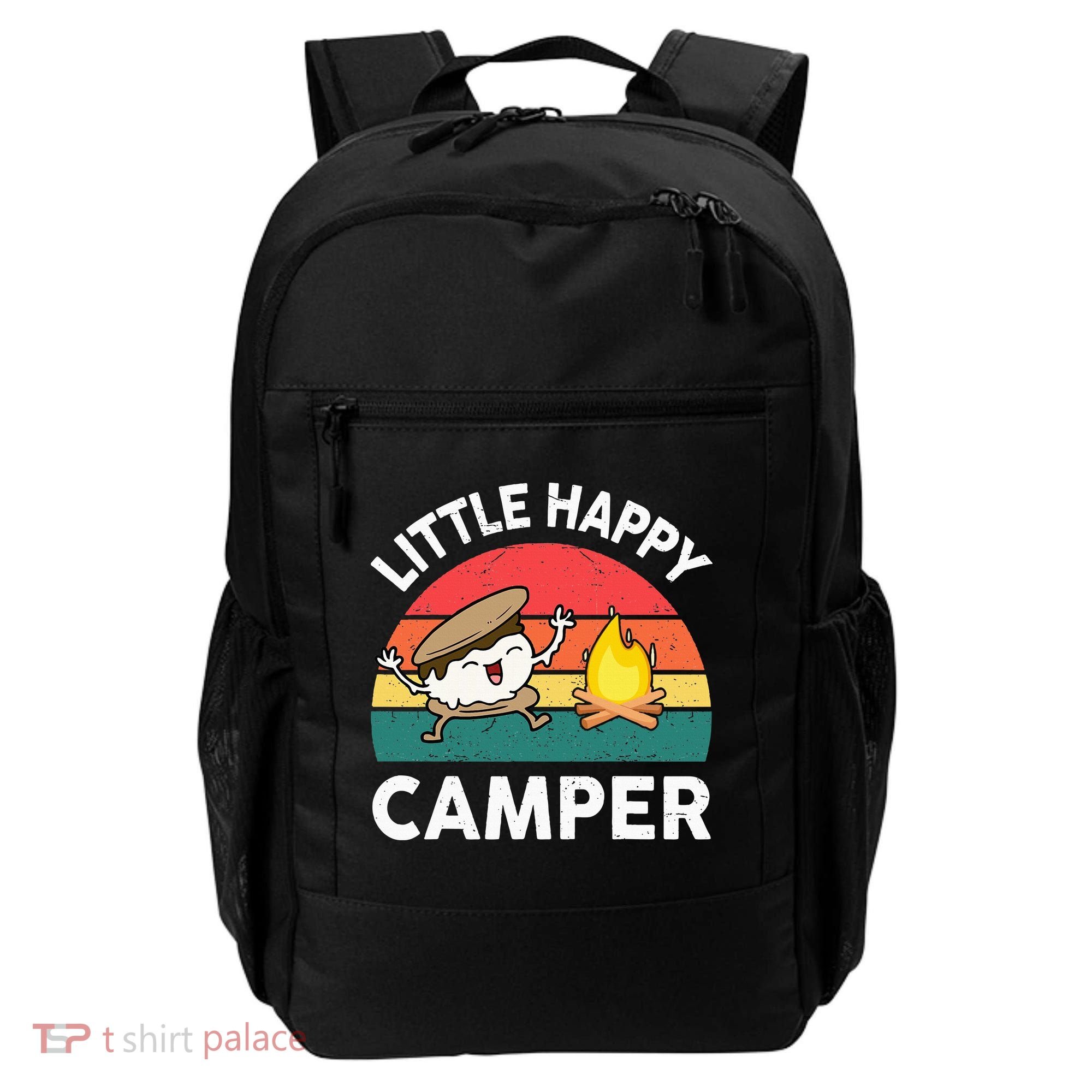 Little Happy Camper Funny Smore Camping Backpack