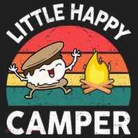 Little Happy Camper Funny Smore Camping Beanie thumb 2