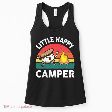 Little Happy Camper Funny Smore Camping Women's Tank Top