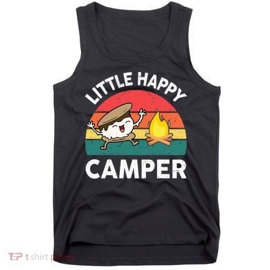 Little Happy Camper Funny Smore Camping Tank Top