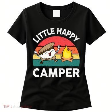 Little Happy Camper Funny Smore Camping Women's T-Shirt