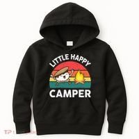 Little Happy Camper Funny Smore Camping Kids Hoodie thumb 0