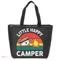 Little Happy Camper Funny Smore Camping Tote Bag thumb 0
