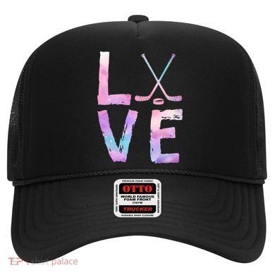Love Hockey Color Design Hat